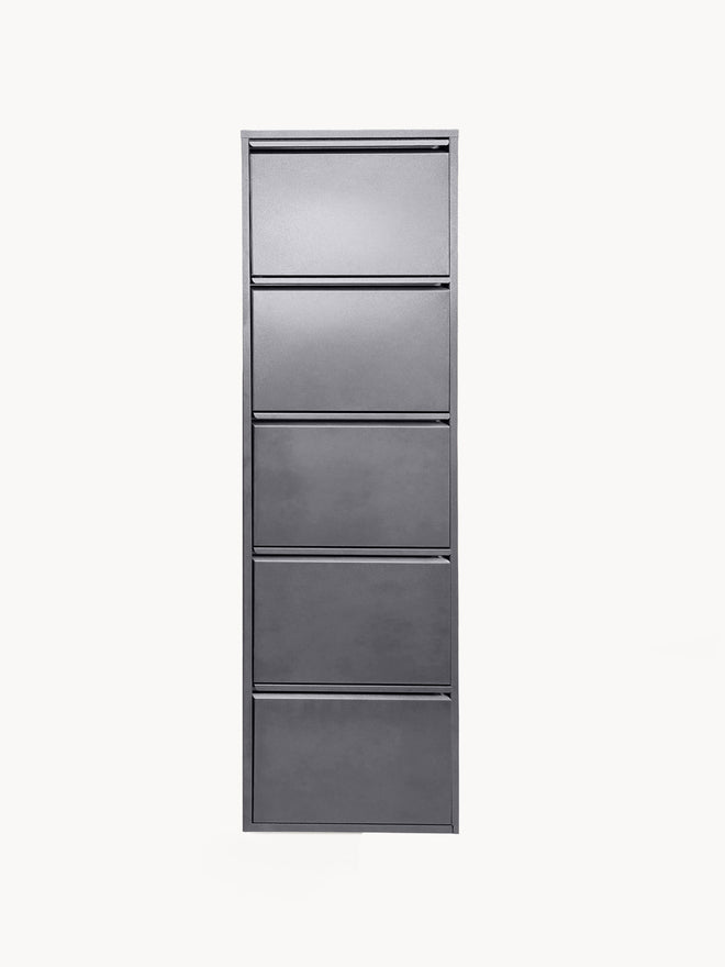 SLIM STEEL SHOE CABINET – ITALIAN DESIGN