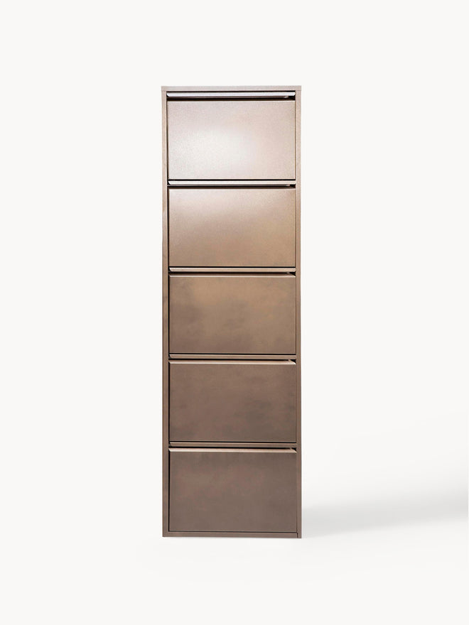 SLIM STEEL SHOE CABINET – ITALIAN DESIGN