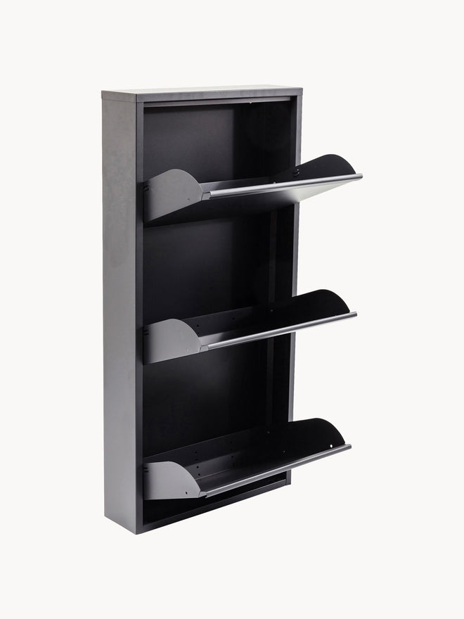 SLIM STEEL SHOE CABINET – ITALIAN DESIGN