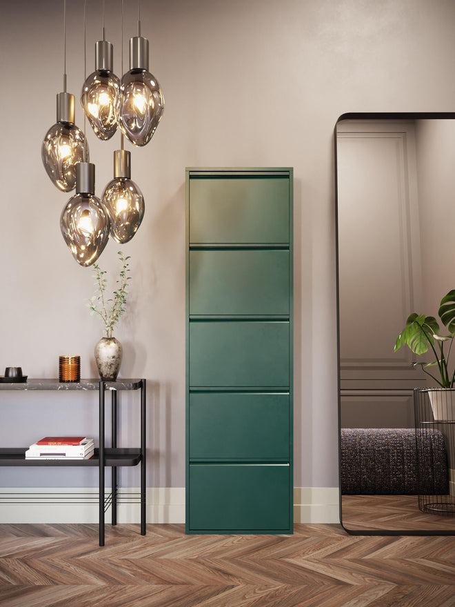 SLIM STEEL SHOE CABINET – ITALIAN DESIGN