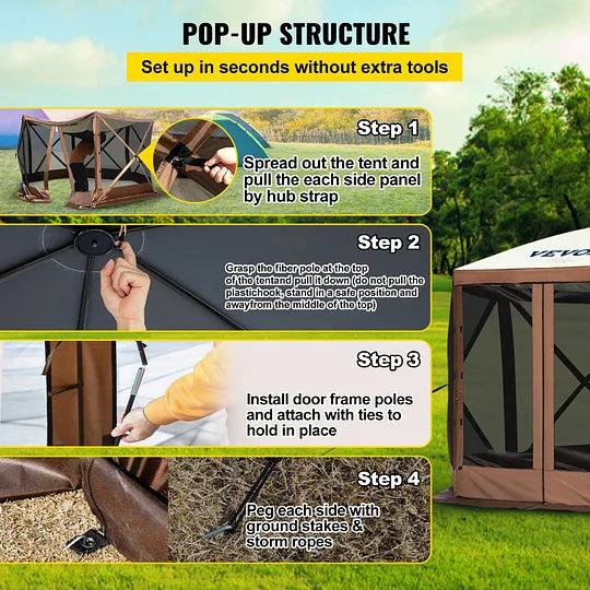 ✨Camping Gazebo Screen Tent✨