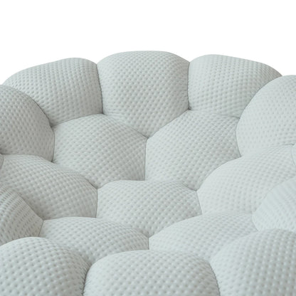 Modern 3D Honeycomb Bubble Sofa - Comfy Loveseat Couch
