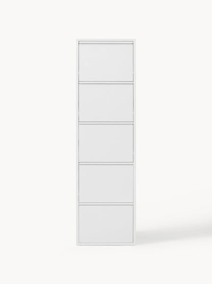 SLIM STEEL SHOE CABINET – ITALIAN DESIGN