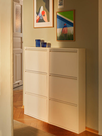 SLIM STEEL SHOE CABINET – ITALIAN DESIGN